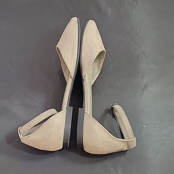 A.N.A A NEW APPROACH POINTED TOE ADJUSTABLE BUCKLE STRAP FLAT SHOE - Picture 10 of 13